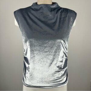 💕 A&F Valour ruched Cropped Top Y2K L